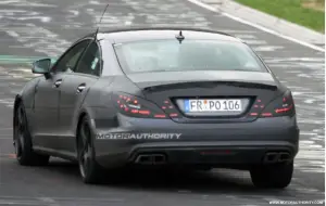 Mercedes CLS63 AMG, foto spia 14-4-10