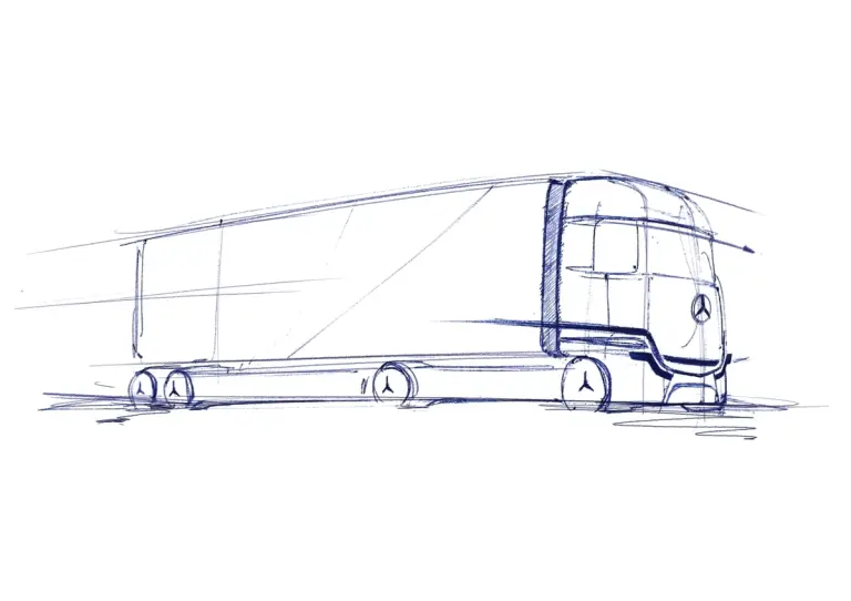 Mercedes eActros LongHaul concept - Teaser - 6