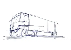 Mercedes eActros LongHaul concept - Teaser - 5