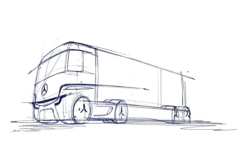 Mercedes eActros LongHaul concept - Teaser - 5