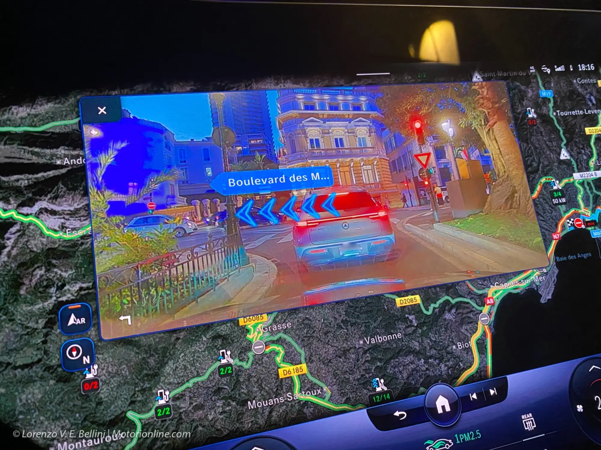 Mercedes EQS - Viaggio verso Nizza - 2