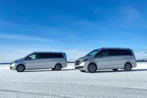 Mercedes EQV winter test