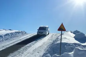 Mercedes EQV winter test