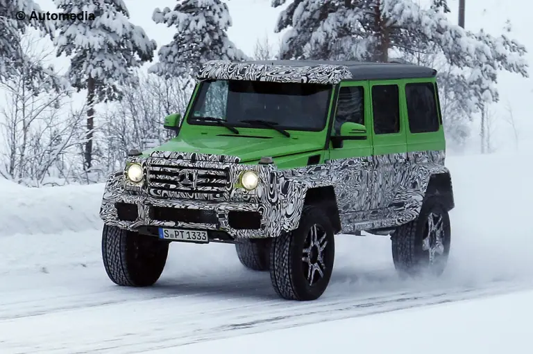 Mercedes G63 AMG 4x4 - Foto spia 15-01-2015 - 1