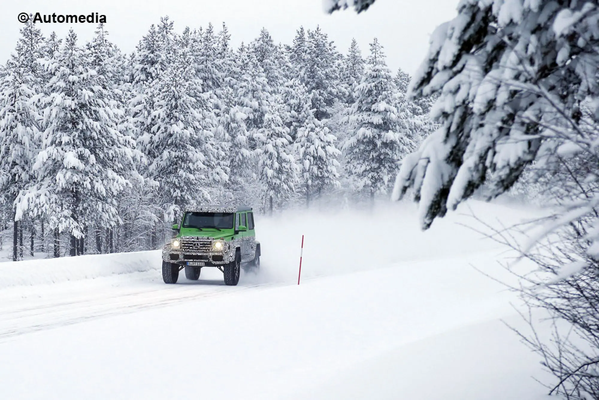 Mercedes G63 AMG 4x4 - Foto spia 15-01-2015 - 8