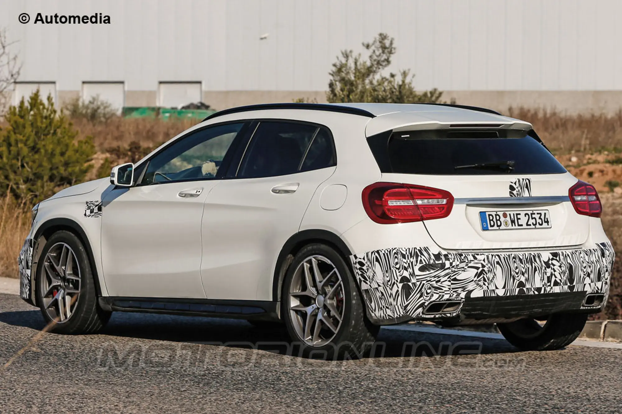 Mercedes GLA 45 AMG - Foto spia 09-01-2014 - 5