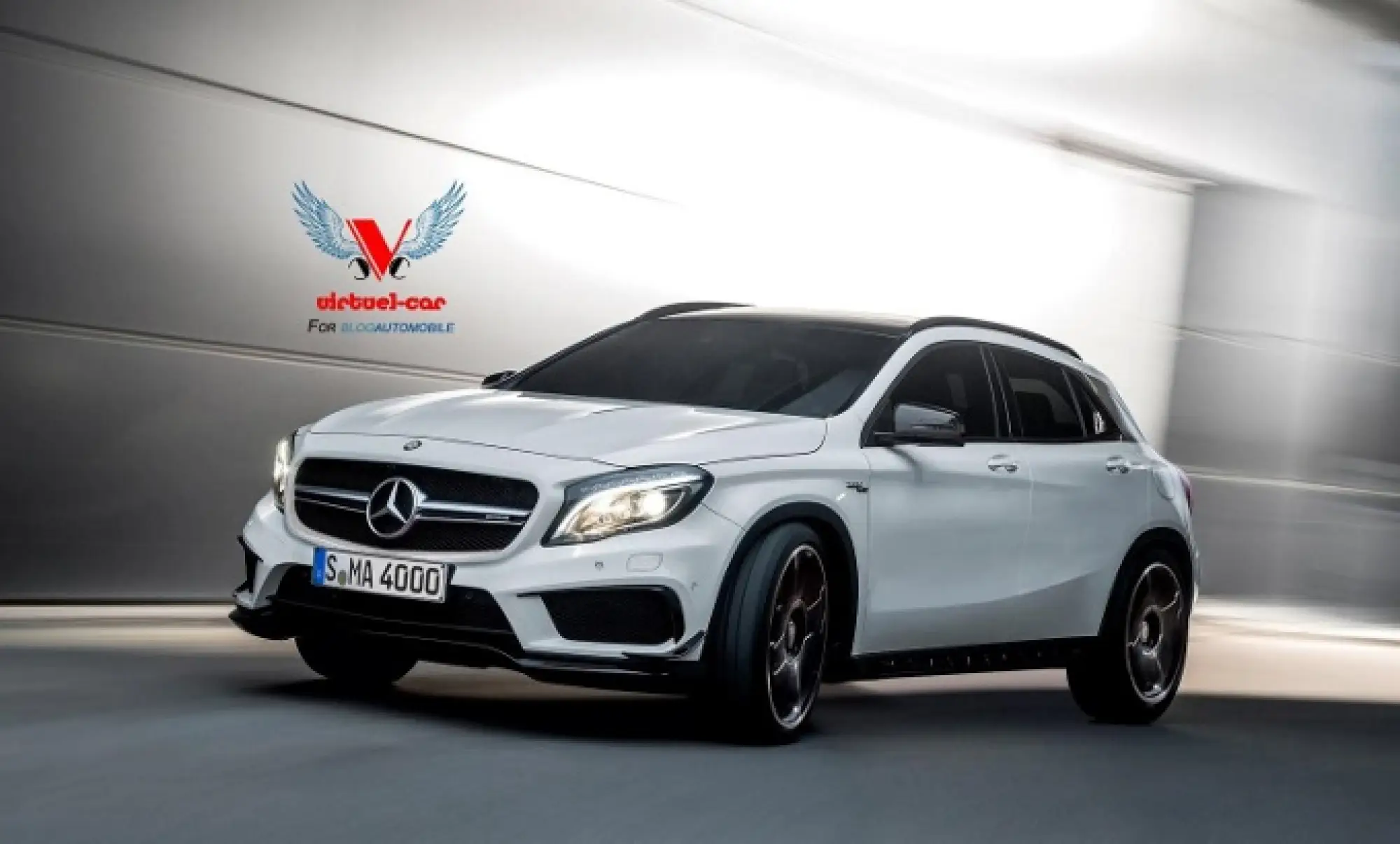 Mercedes GLA 45 AMG rendering - 1