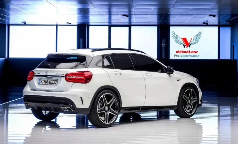 Mercedes GLA 45 AMG rendering - 2