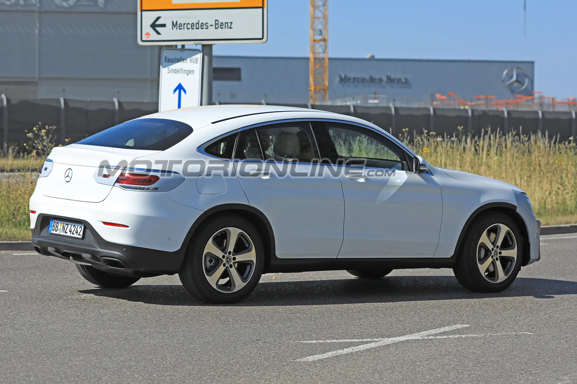 Mercedes GLC Coupe foto spia 5 luglio 2018 - 8