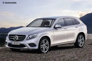 Mercedes GLC  e Mercedes GLC Coupe - rendering