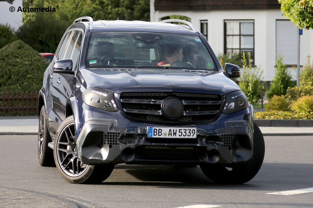 Mercedes GLS 63 AMG - foto spia (agosto 2015)