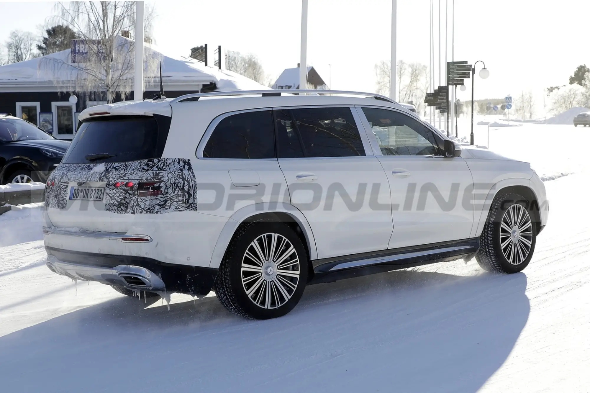 Mercedes-Maybach GLS restyling - Foto Spia 01-03-2022 - 16