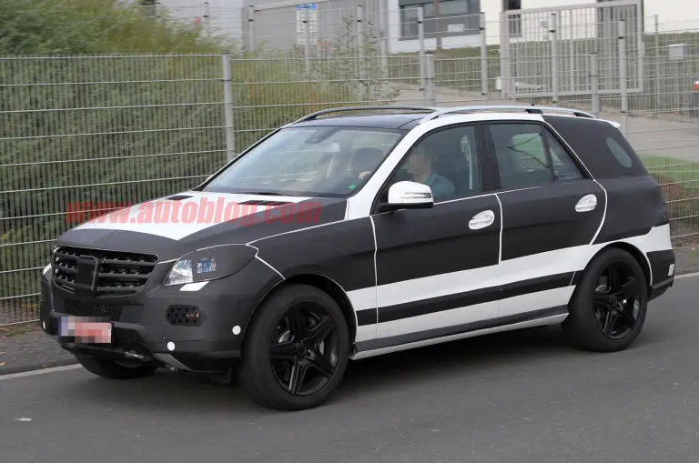 Mercedes ML AMG 2012 spy - 2