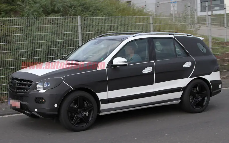 Mercedes ML AMG 2012 spy - 3