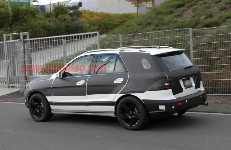 Mercedes ML AMG 2012 spy - 6