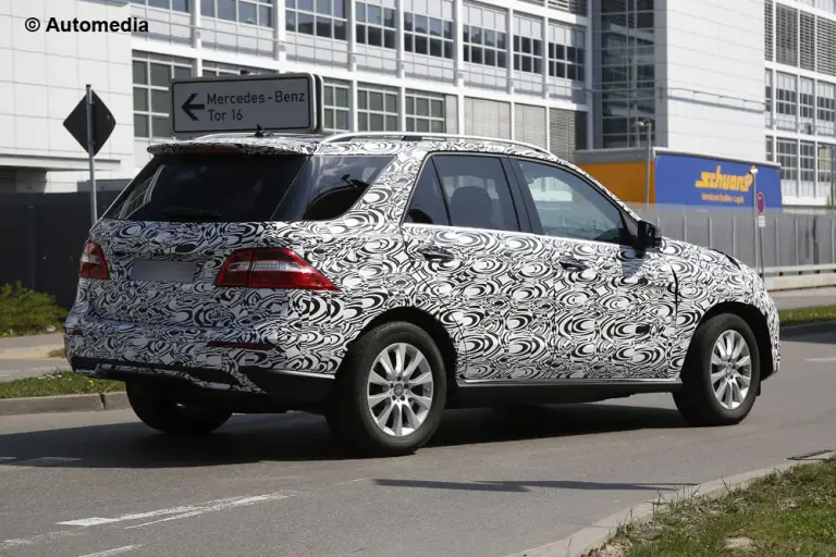 Mercedes ML Facelift - Foto spia - 5