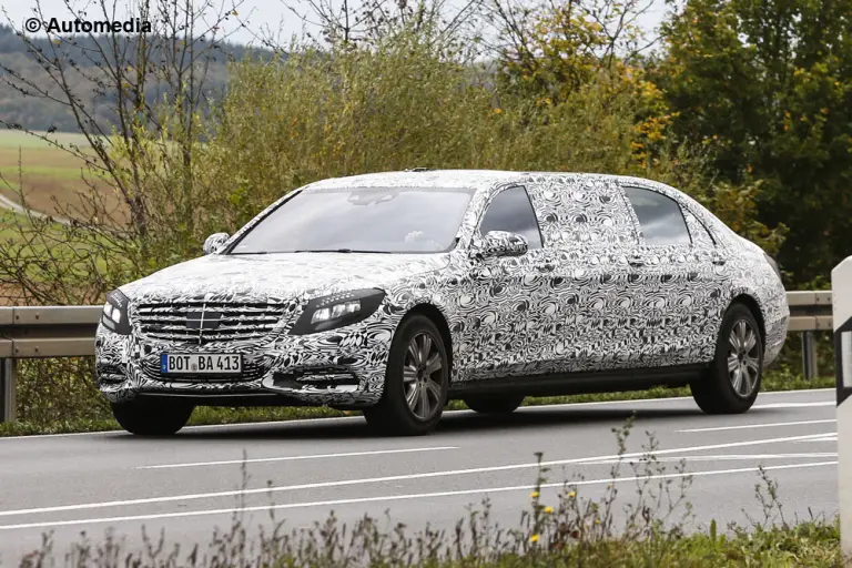 Mercedes S600 Pullman - Foto spia 23-10-2014 - 2