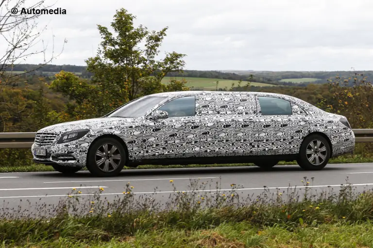 Mercedes S600 Pullman - Foto spia 23-10-2014 - 4
