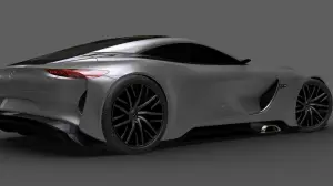 Mercedes SLR Vision - Rendering