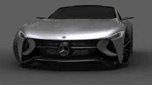 Mercedes SLR Vision - Rendering