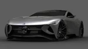 Mercedes SLR Vision - Rendering