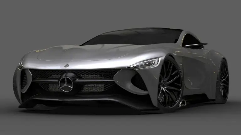 Mercedes SLR Vision - Rendering - 4