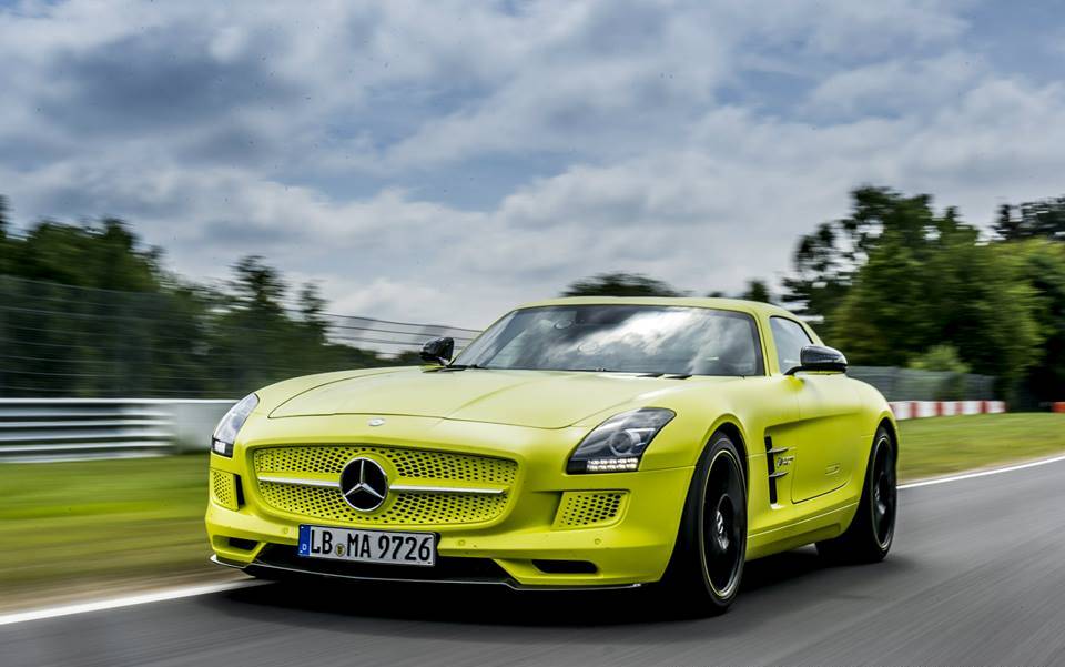 Mercedes Sls Amg Electric Drive Nurburgring 6 10