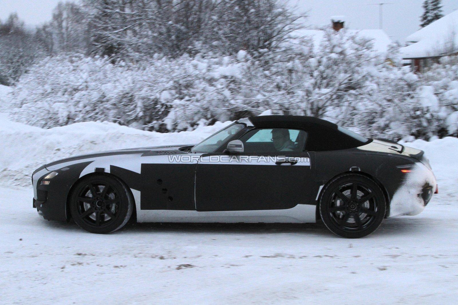 Mercedes SLS AMG Roadster 2012 - Foto spia 25-01-2011