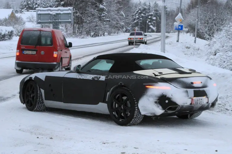 Mercedes SLS AMG Roadster 2012 - Foto spia 25-01-2011 - 3
