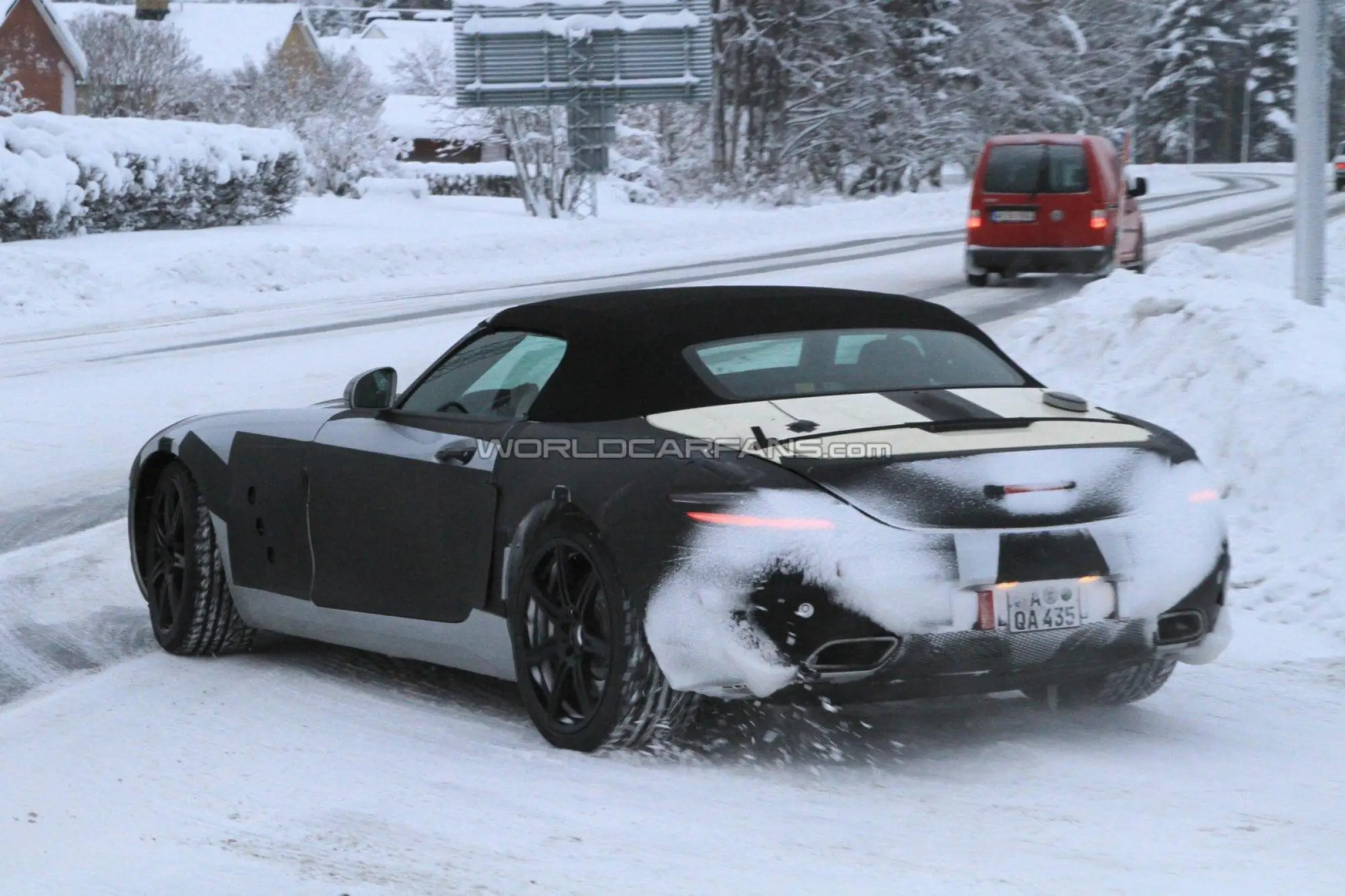 Mercedes SLS AMG Roadster 2012 - Foto spia 25-01-2011 - 5