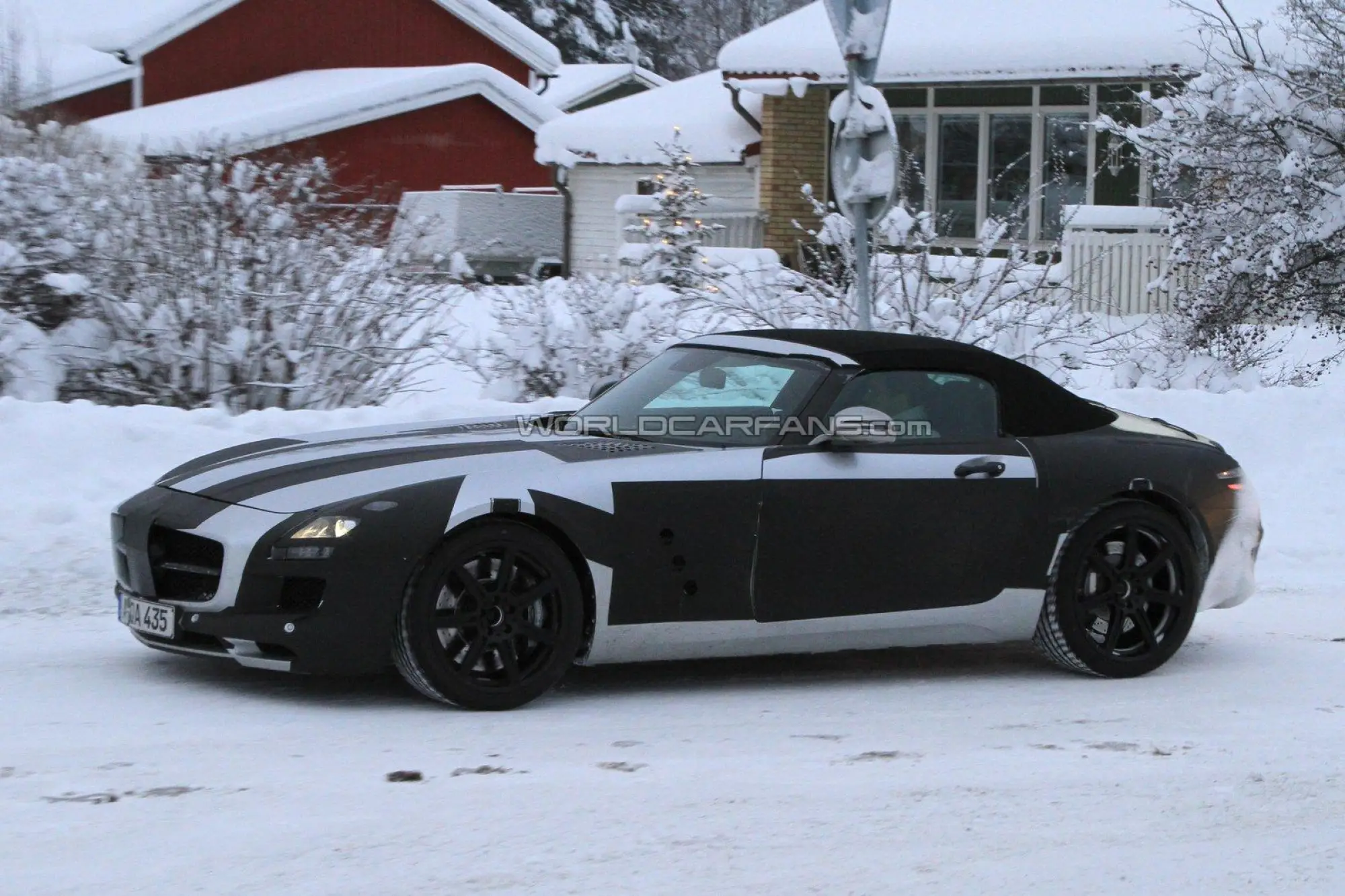 Mercedes SLS AMG Roadster 2012 - Foto spia 25-01-2011 - 6