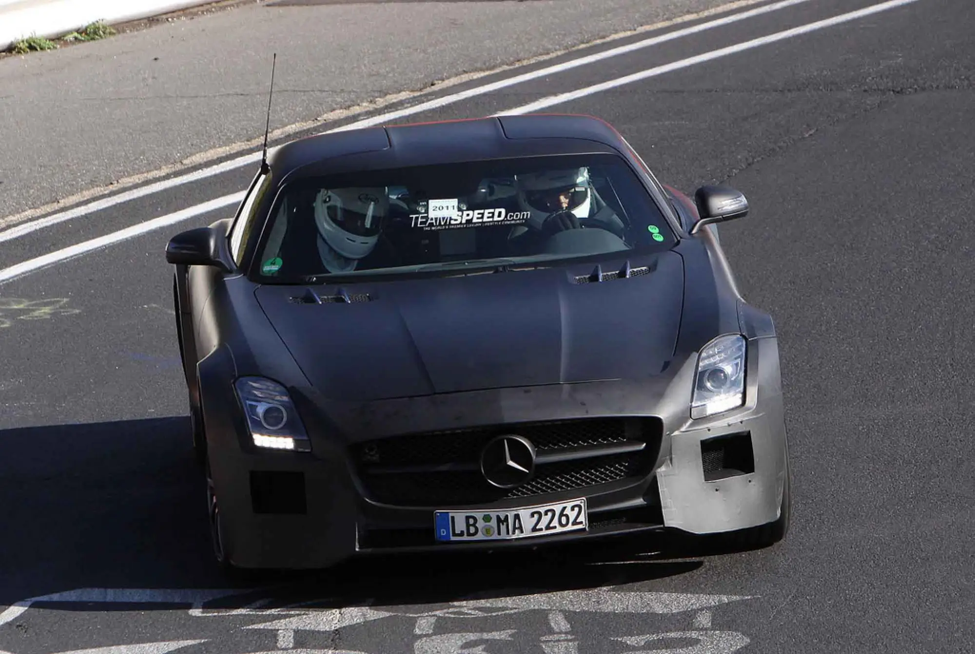 Mercedes SLS Black Series - Foto spia 20-10-2011 - 4