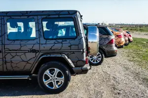 Mercedes SUV Attack Desert Test Drive