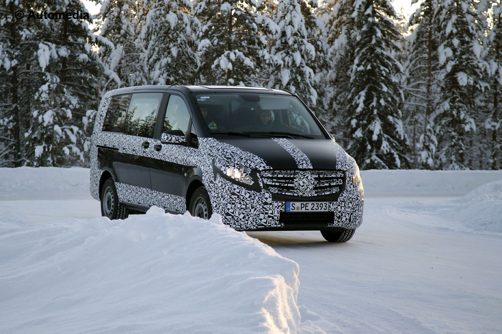 Mercedes Viano MY 2014 - Foto spia 22-01-2014