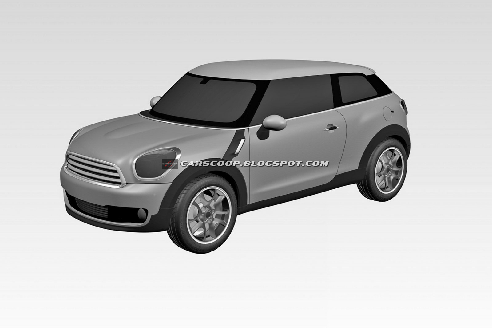 MINI Paceman concept bozzetti industriali