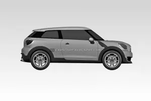 MINI Paceman concept bozzetti industriali