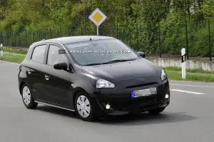 Mitsubishi Colt 2013 foto spia maggio 2012