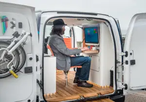 Nissan e-NV200 workspace