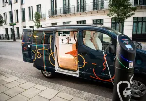 Nissan e-NV200 workspace