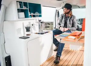 Nissan e-NV200 workspace