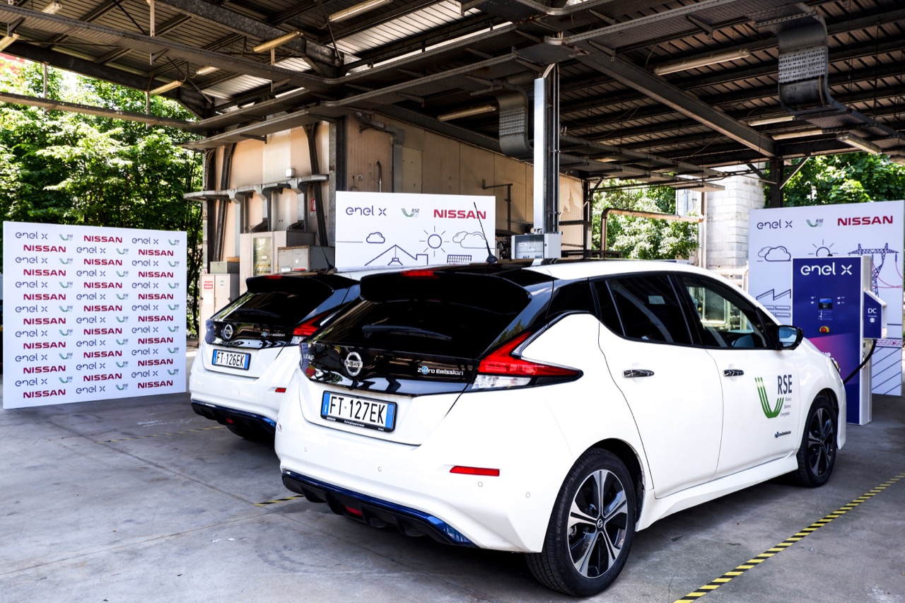 Nissan, Enel X e RSE - Sperimentazione Vehicle to Grid