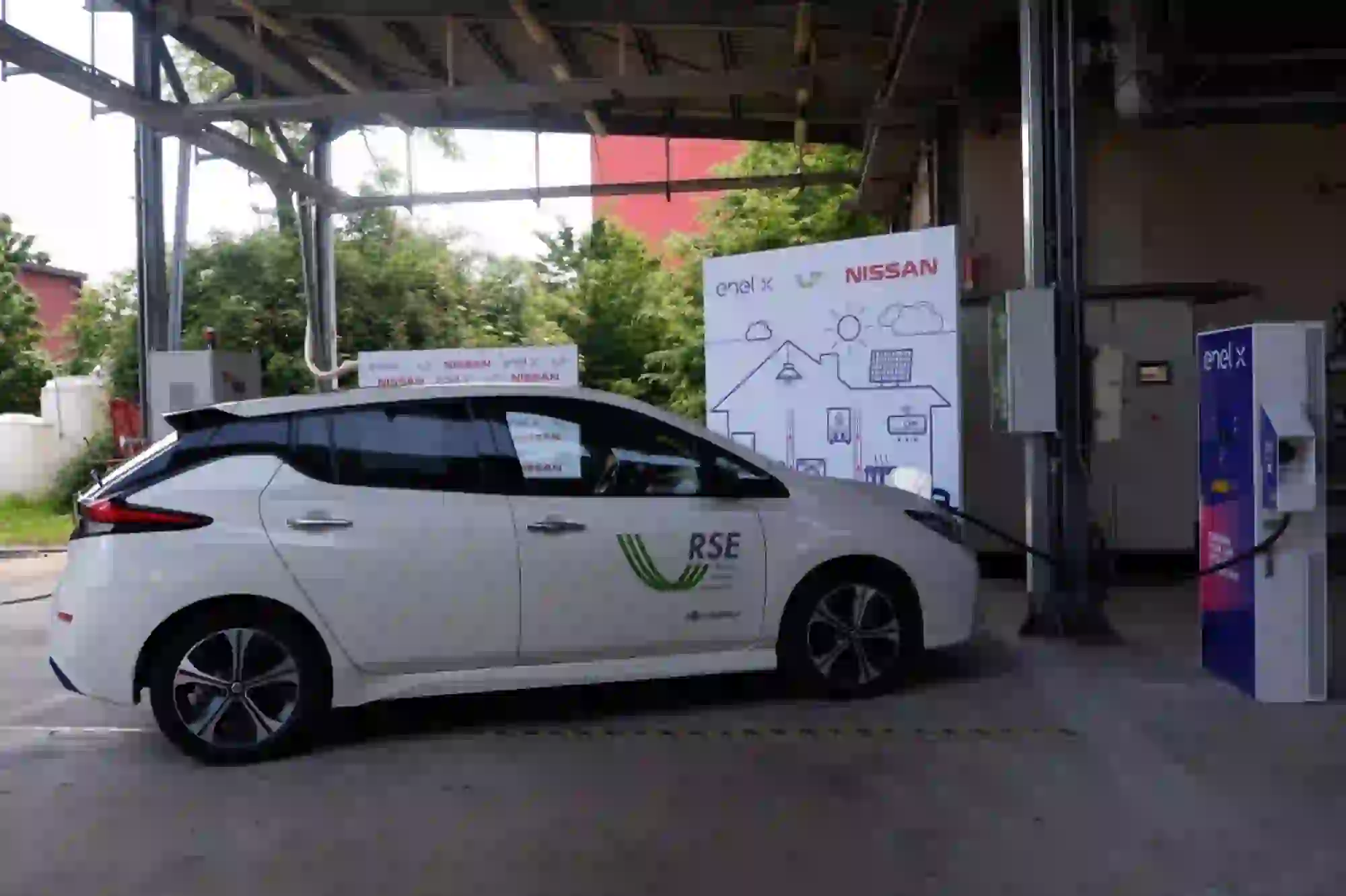 Nissan, Enel X e RSE - Sperimentazione Vehicle to Grid - 3