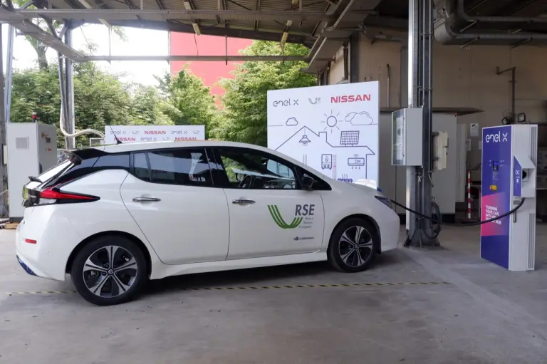Nissan, Enel X e RSE - Sperimentazione Vehicle to Grid - 2