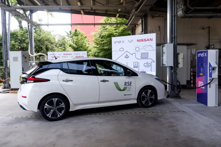 Nissan, Enel X e RSE - Sperimentazione Vehicle to Grid - 5