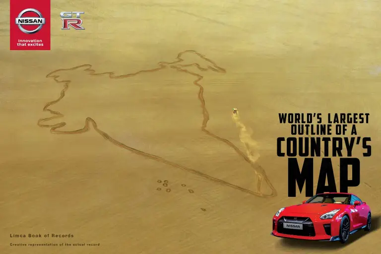 Nissan GT-R - Mappa dell'India - 2