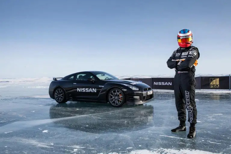 Nissan GT-R - Record sul ghiaccio - 10