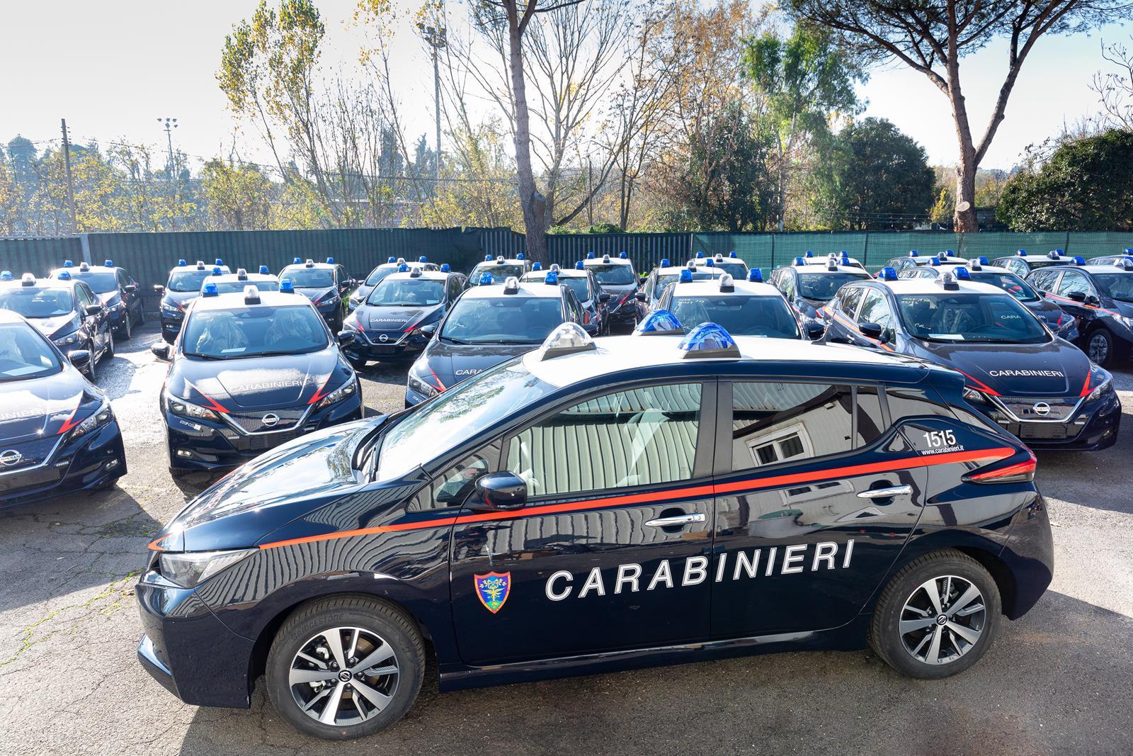 Nissan Leaf - Carabinieri
