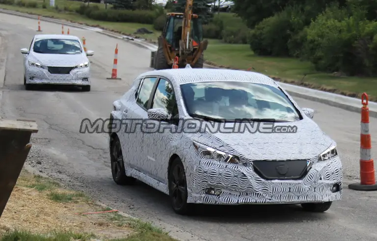 Nissan Leaf MY 2018 - Foto spia 23-06-2017 - 2