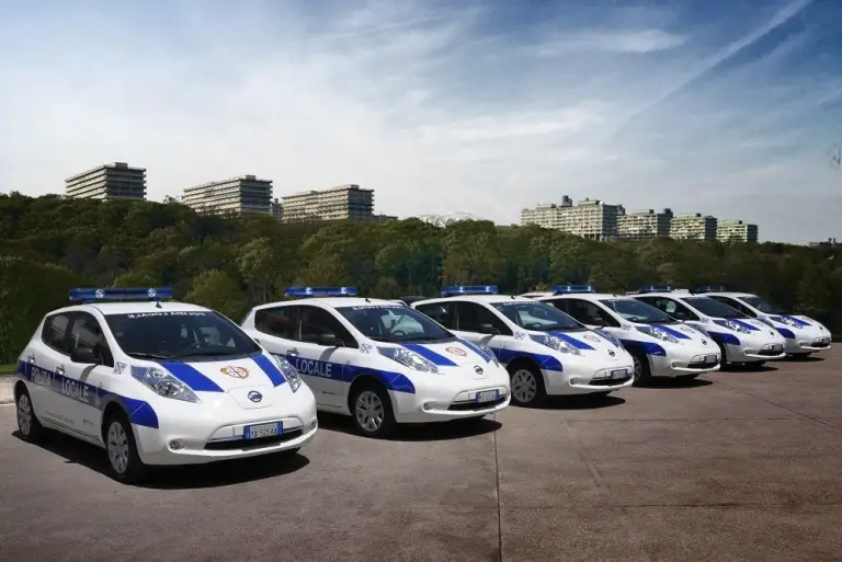 Nissan Leaf - Polizia locale Cagliari - 1