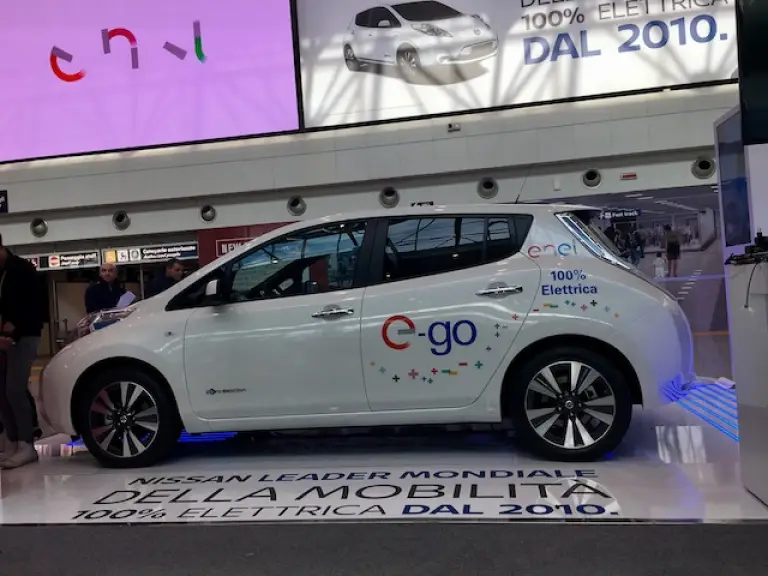 Nissan LEAF_ENEL a Fiumicino - 2